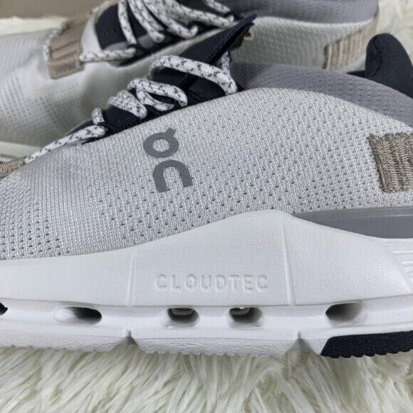 ON Running Cloudnova Women Shoes White Sand - Picture 3 of 6